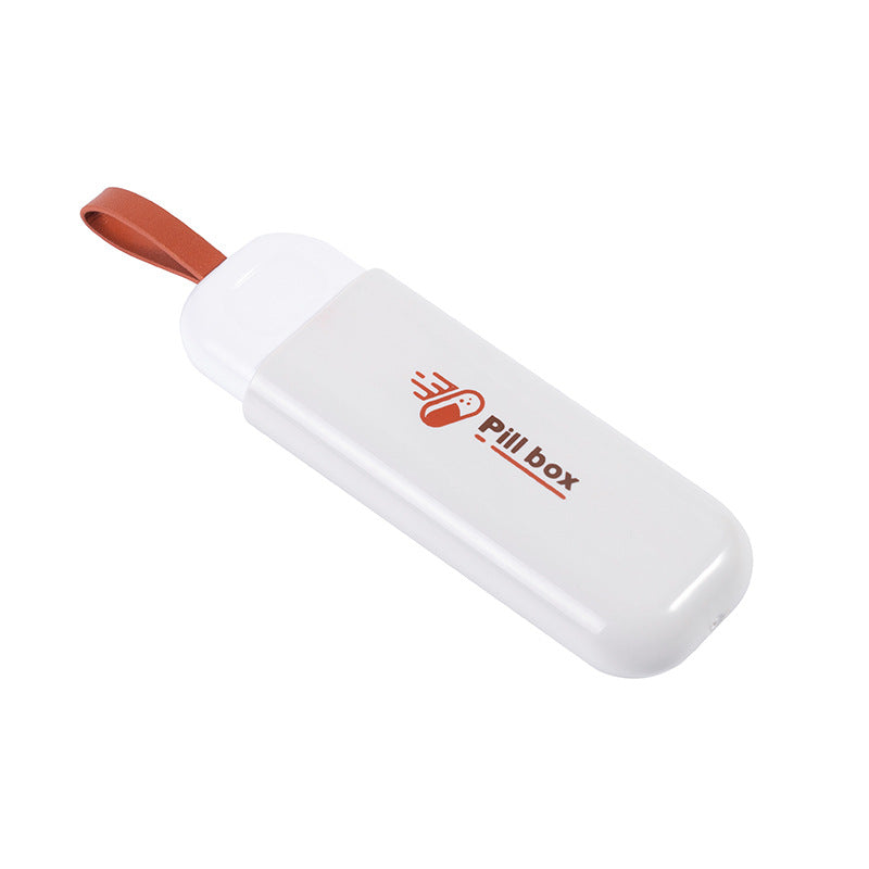 Portable Pill Box with 3 Compartments for Daily Travel