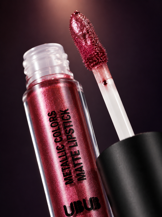 12-Shade Metallic Glitter Liquid Lipstick Set | UBUB