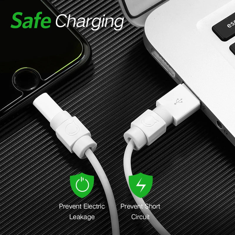 iPhone Lightning Cable Protector Clips, 6-Pack Cord Saver