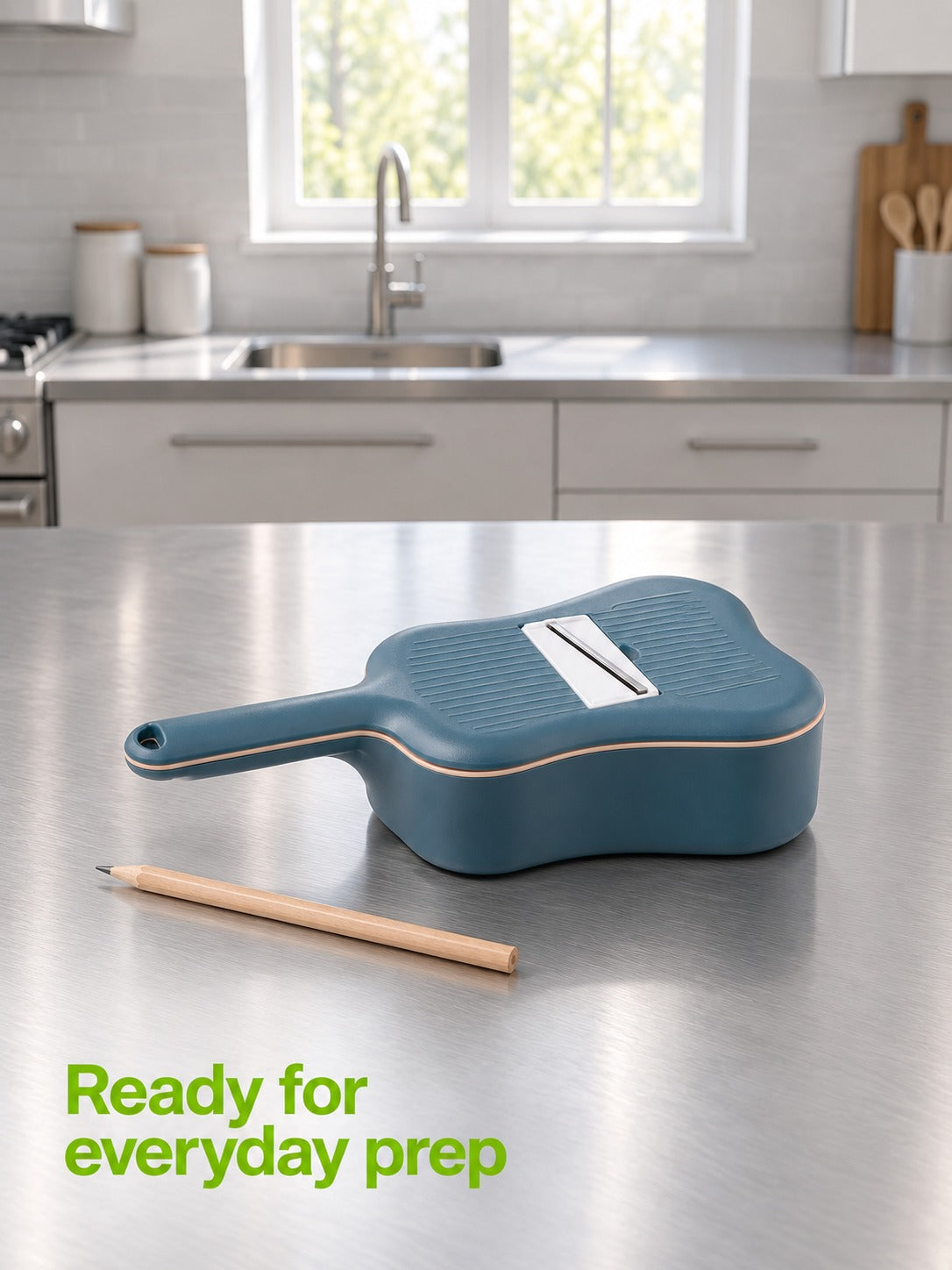 Ukulele Vegetable Slicer with 6 Interchangeable Blades