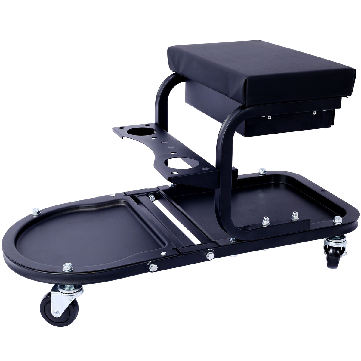 Rolling Creeper Seat with Tool Trays for Garage Work