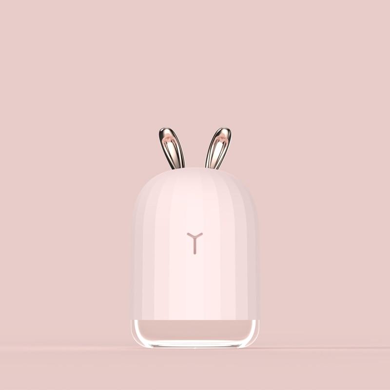 Cute Cordless Mini Humidifier with Night Light Lamp