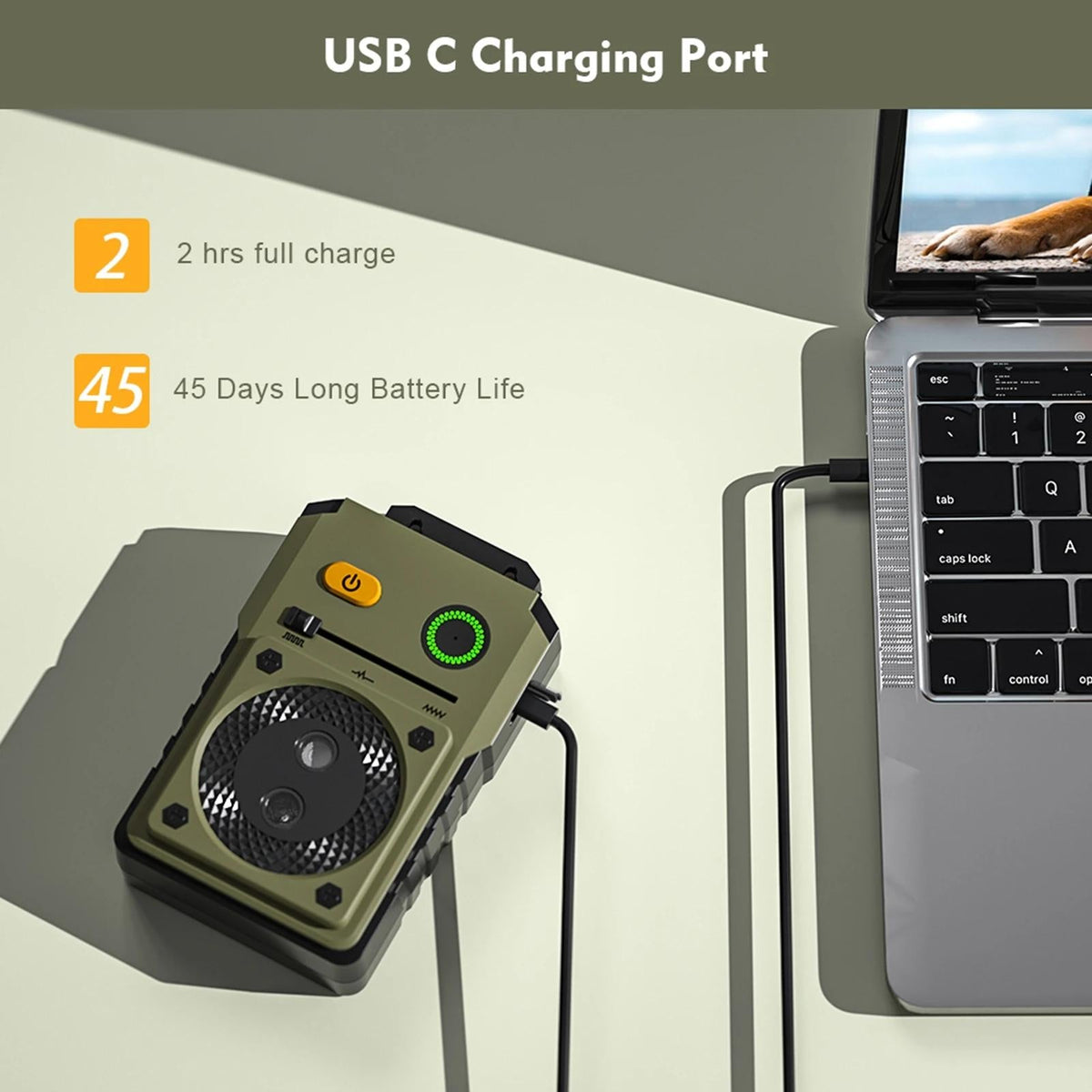 Ultrasonic Dog Trainer for Gentle, Portable Bark Control