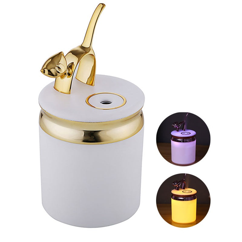 Ultrasonic Humidifier LED Mood Lamp for Bedside Calm