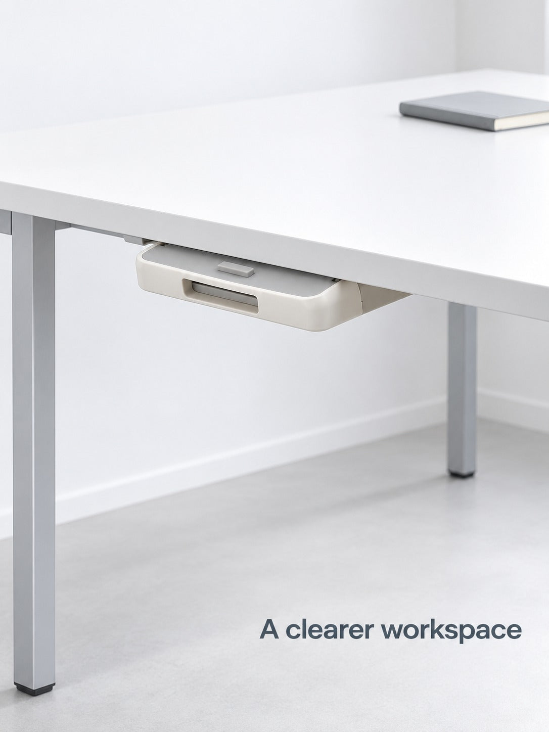 Under Desk Drawer Organizer for Hidden Desk Storage