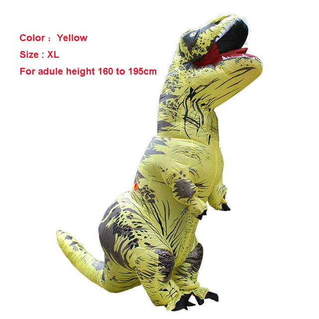 Adult T-Rex Inflatable Costume for Halloween Parties
