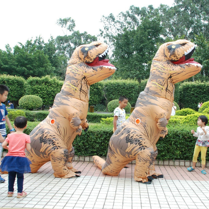 Adult T-Rex Inflatable Costume for Halloween Parties