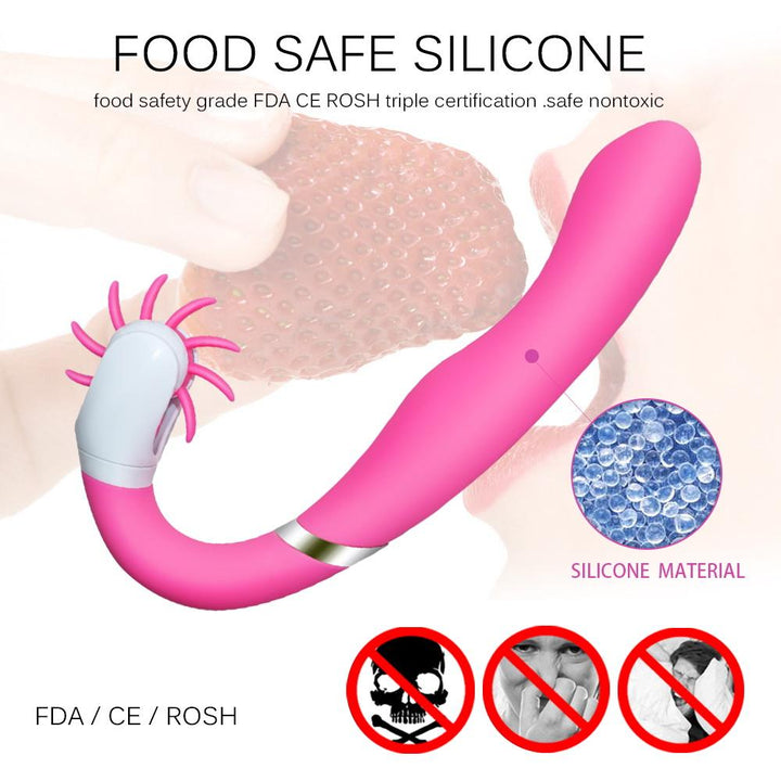 Dual Stimulation Clitoral & G-Spot Vibrator Toy