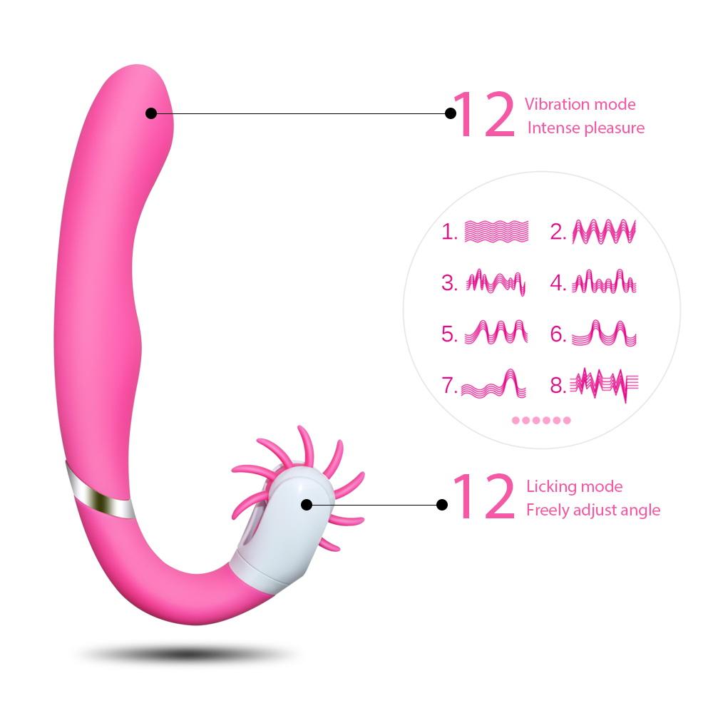 Dual Stimulation Clitoral & G-Spot Vibrator Toy