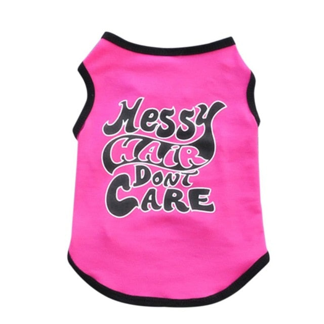 Pet Vest Shirt for Small Dogs & Cats | Messy Hair