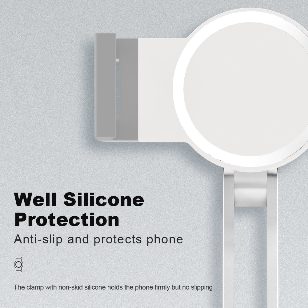 Foldable Aluminum Desk Stand for Tablets and Phones