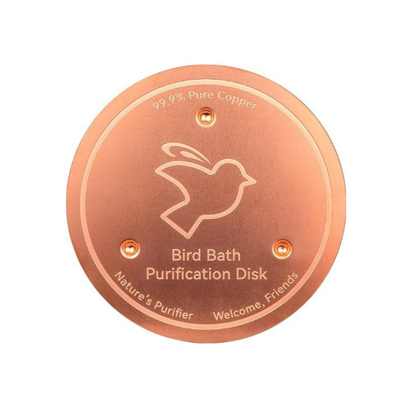 Copper Bird Bath Tray for a More Inviting Water Spot