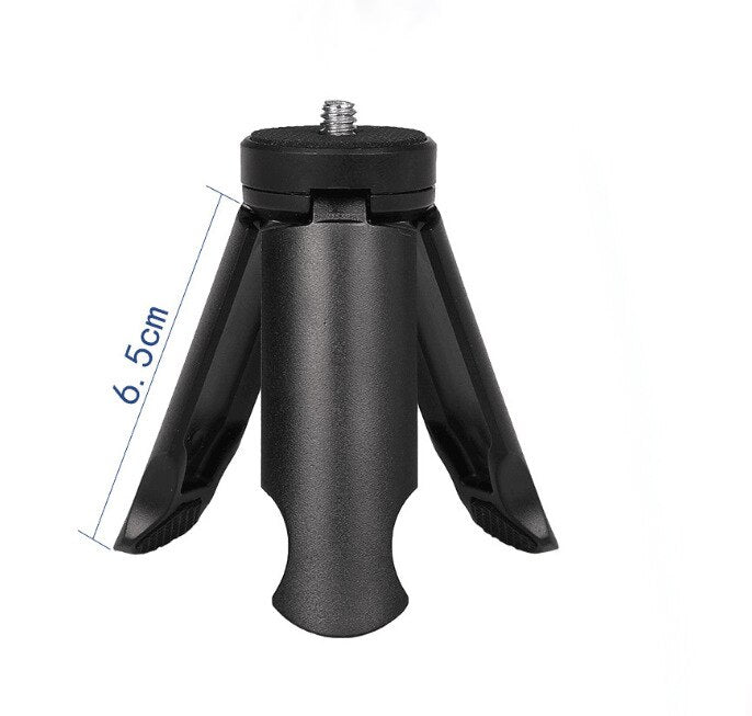 Mini Tripod Stand for Phone and GoPro with 1/4 Inch Mount