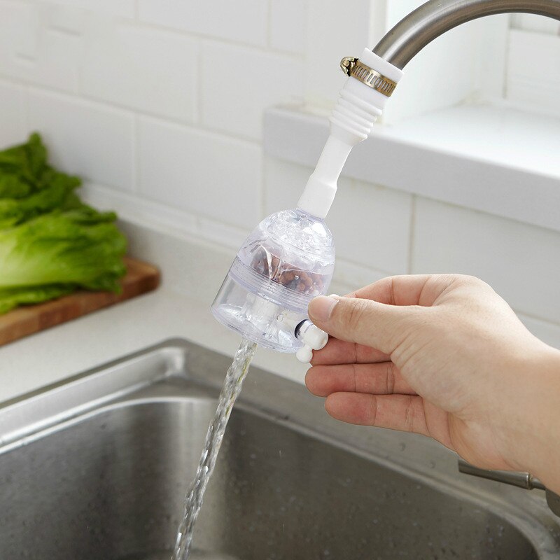 Swivel Faucet Extender with Filter for Kitchen Sinks