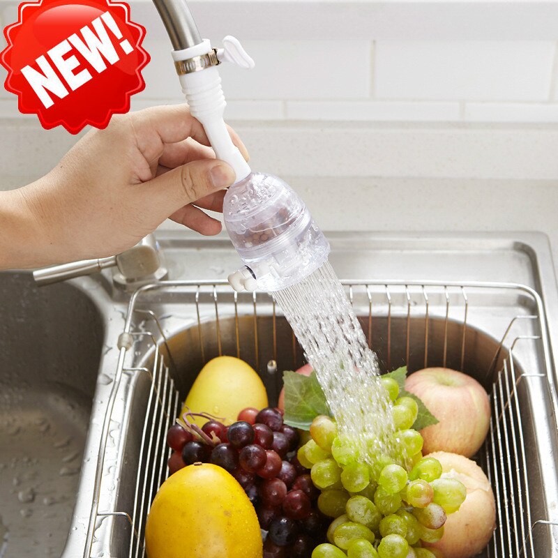 Swivel Faucet Extender with Filter for Kitchen Sinks