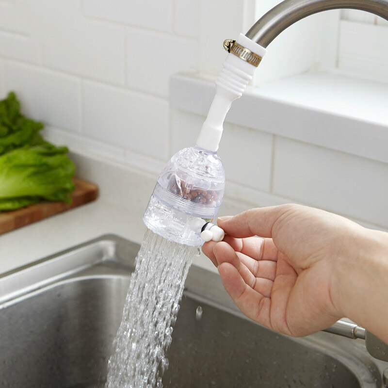 Swivel Faucet Extender with Filter for Kitchen Sinks