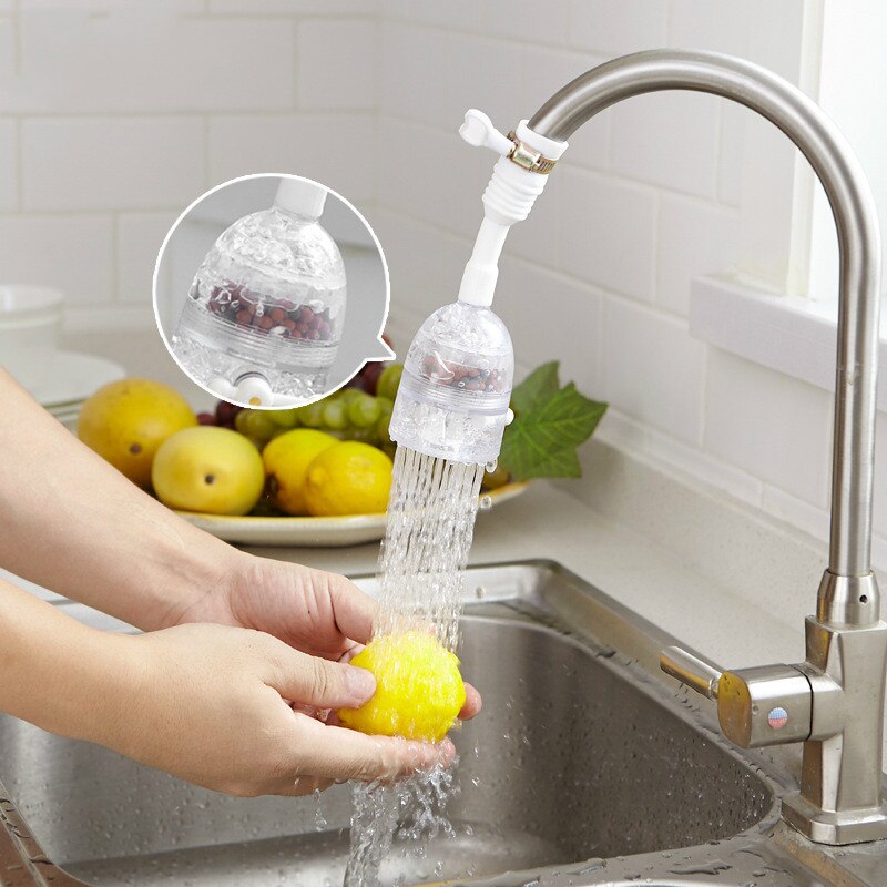 Swivel Faucet Extender with Filter for Kitchen Sinks