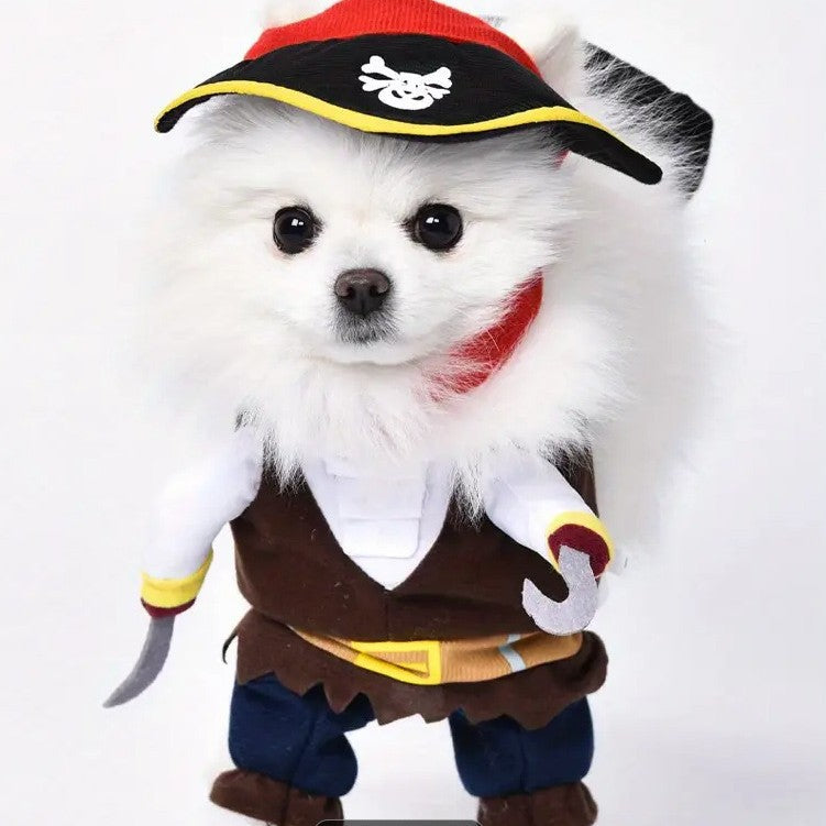 Dog Pirate Costume Set for Cute Party Photos & Events