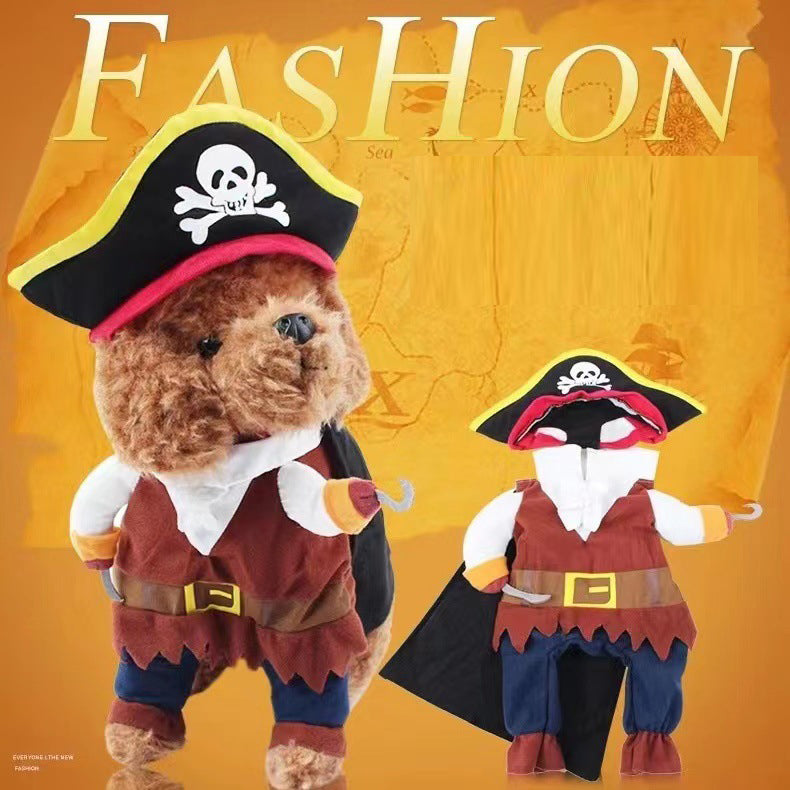 Dog Pirate Costume Set for Cute Party Photos & Events