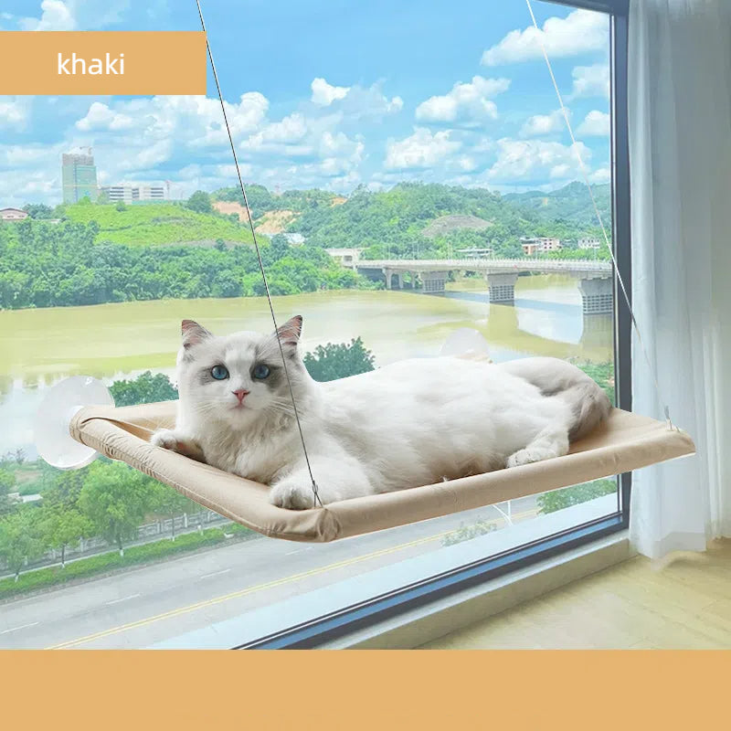 Cat Window Hammock for Elevated, Space-Saving Lounging