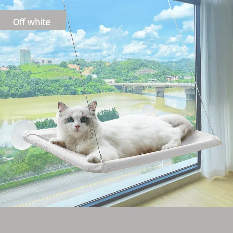 Cat Window Hammock for Elevated, Space-Saving Lounging