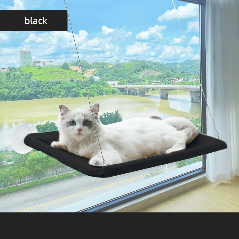 Cat Window Hammock for Elevated, Space-Saving Lounging
