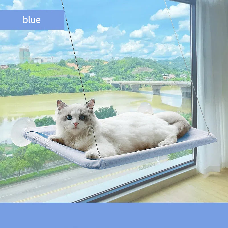 Cat Window Hammock for Elevated, Space-Saving Lounging