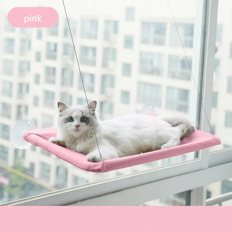 Cat Window Hammock for Elevated, Space-Saving Lounging