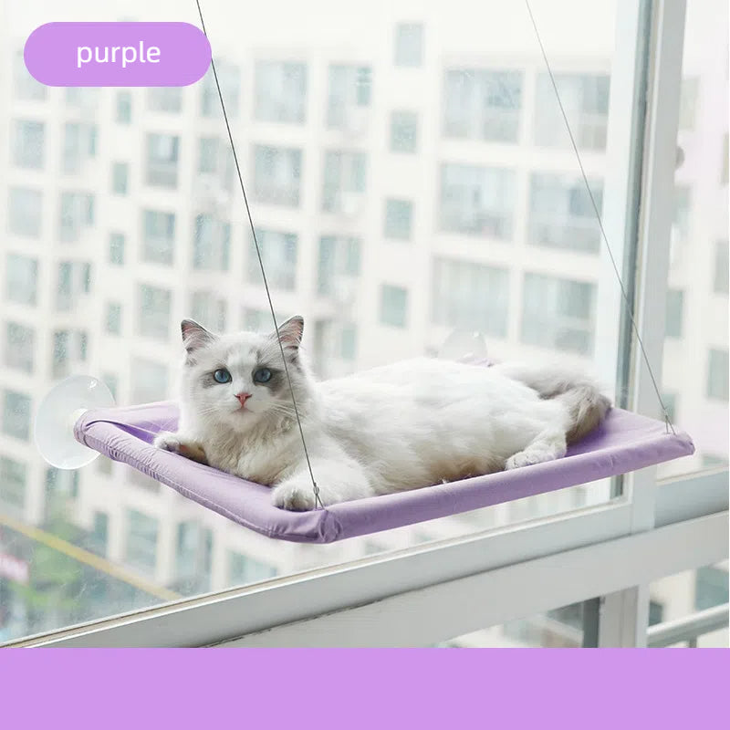 Cat Window Hammock for Elevated, Space-Saving Lounging