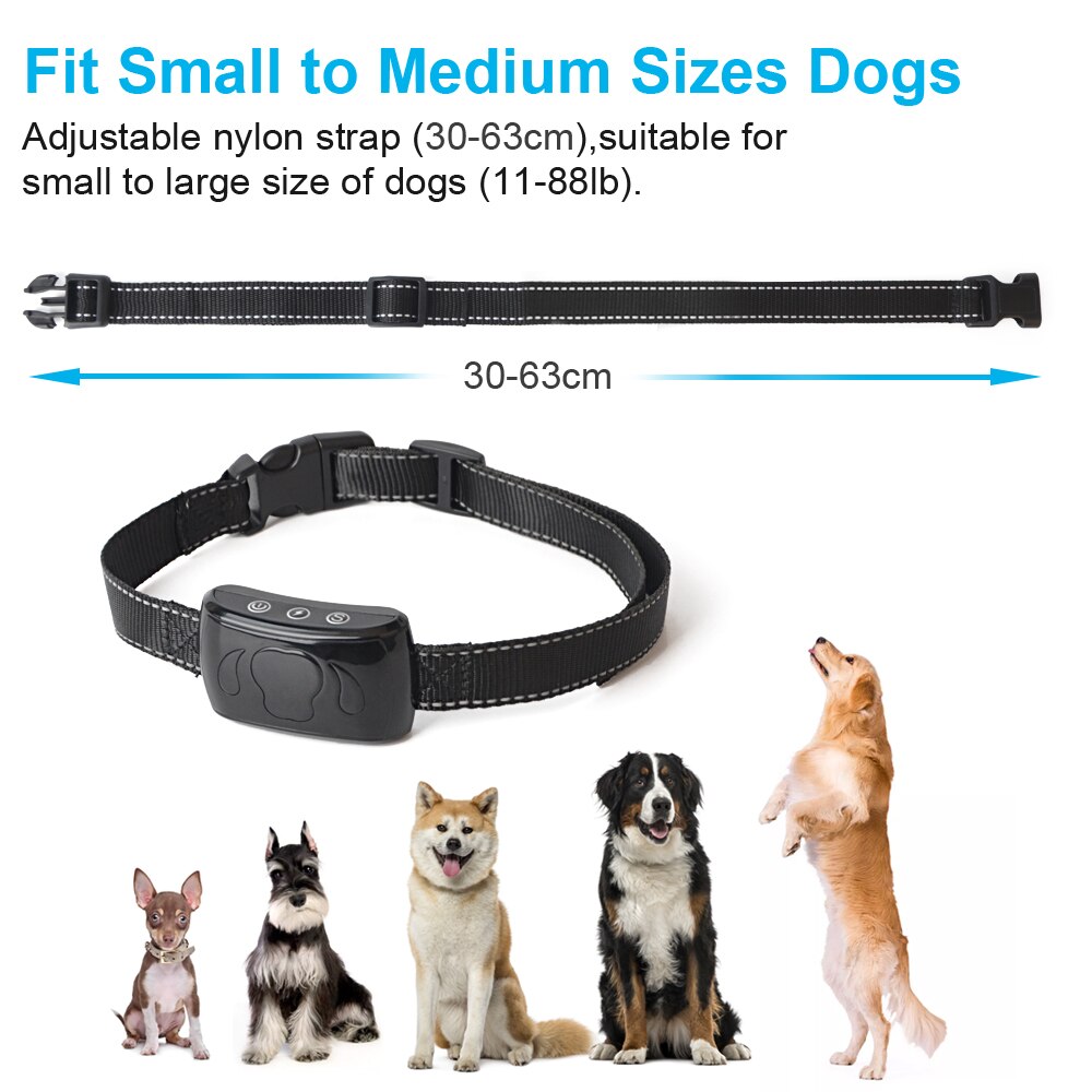 Automatic Dog Bark Collar With Adjustable Training Modes
