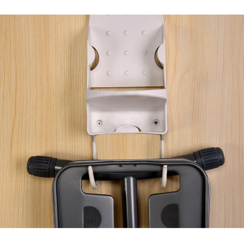 Wall Mount Iron Holder with Cord Tray for Laundry Room