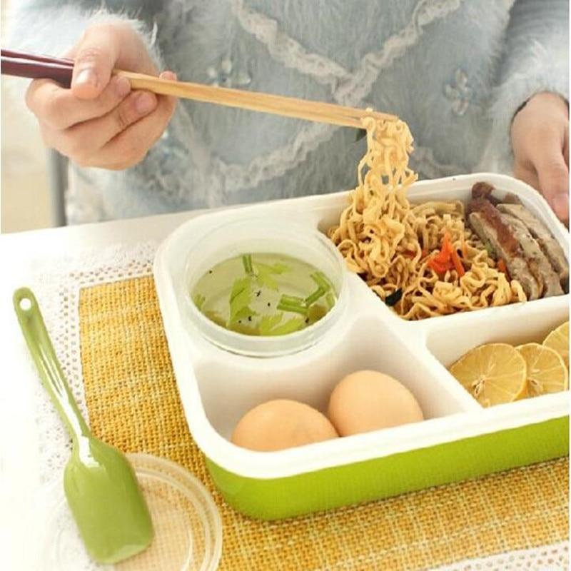 Leak-Resistant Bento Lunch Box with Soup Cup for Work