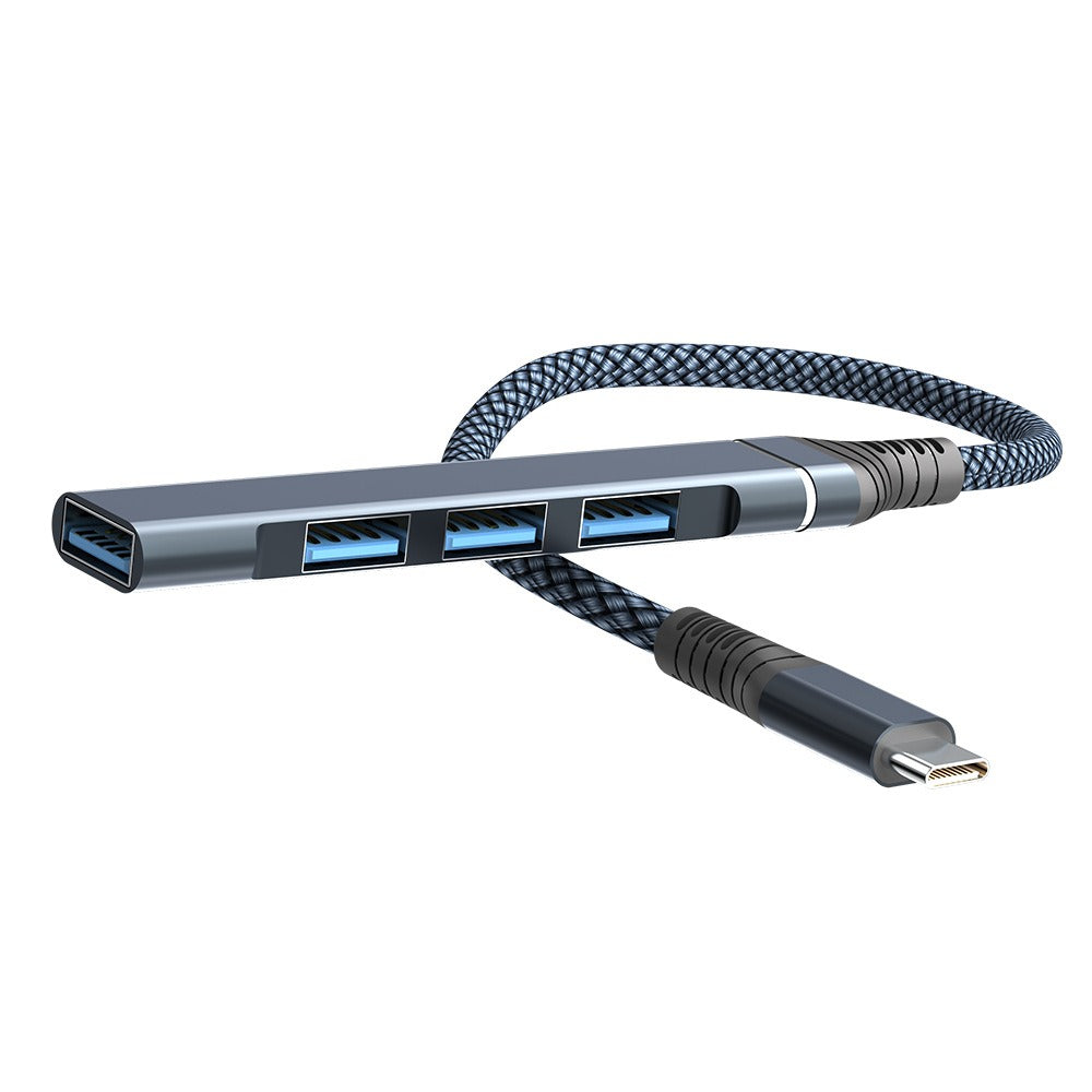 USB 3.0 Laptop Hub Docking Station: 4 Ports, One Cable
