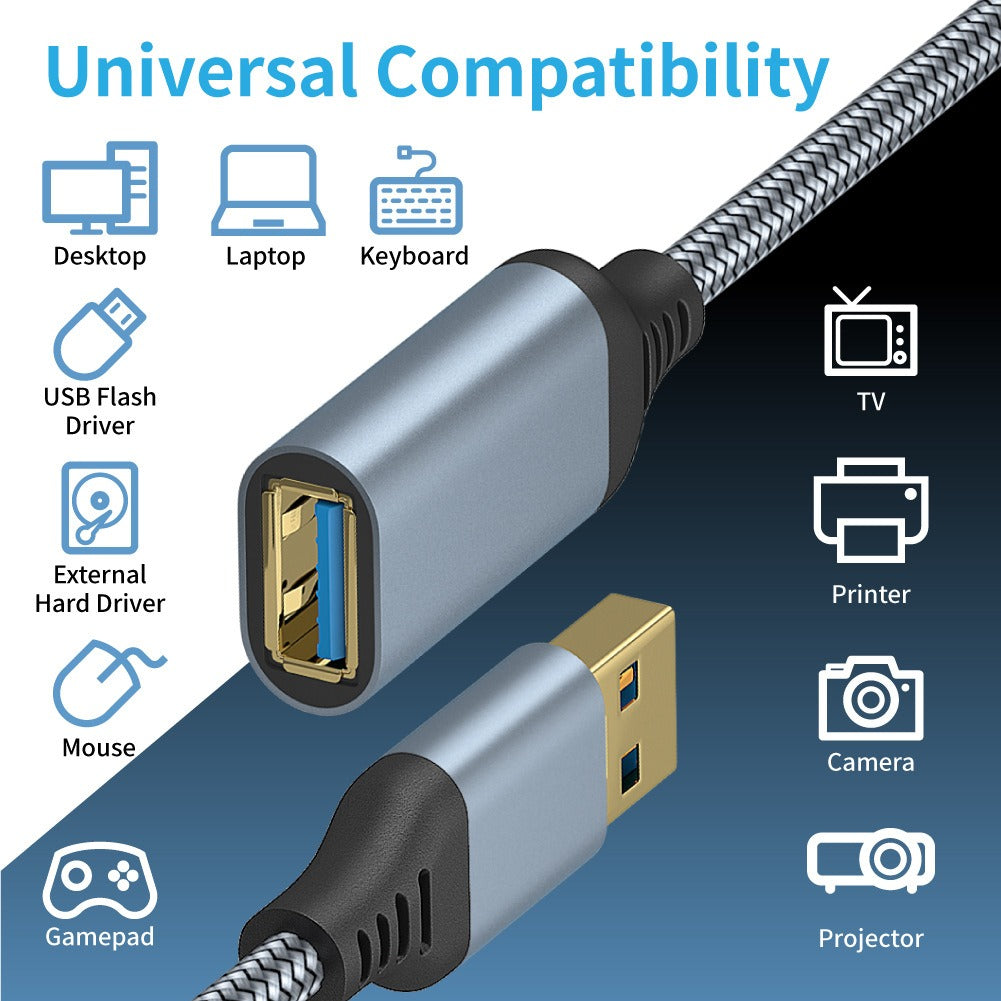 USB 3.0 Extension Cable for Gaming Controllers and Backups