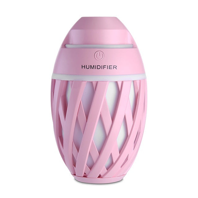 USB Desk Humidifier with LED Light | Fine Mist Air