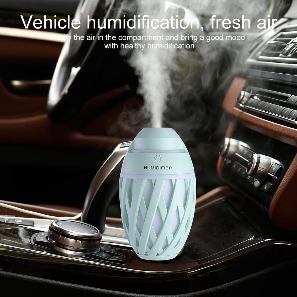 USB Desk Humidifier with LED Light | Fine Mist Air