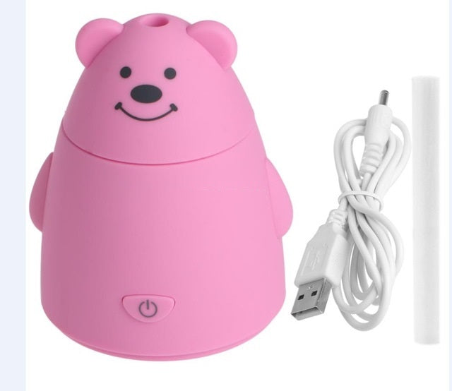USB Air Humidifier Bear: Soft Desk Mist for Dry Air