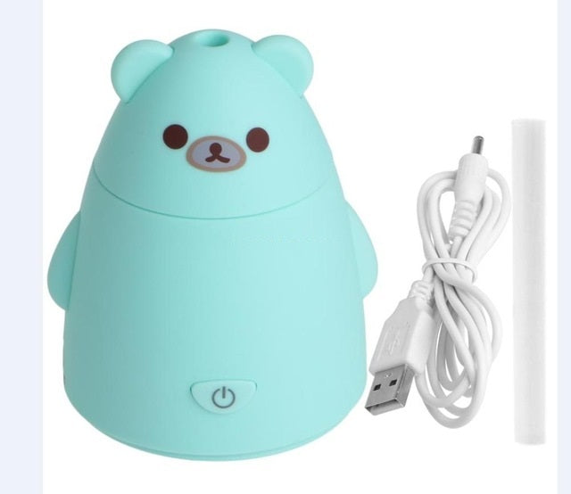 USB Air Humidifier Bear: Soft Desk Mist for Dry Air