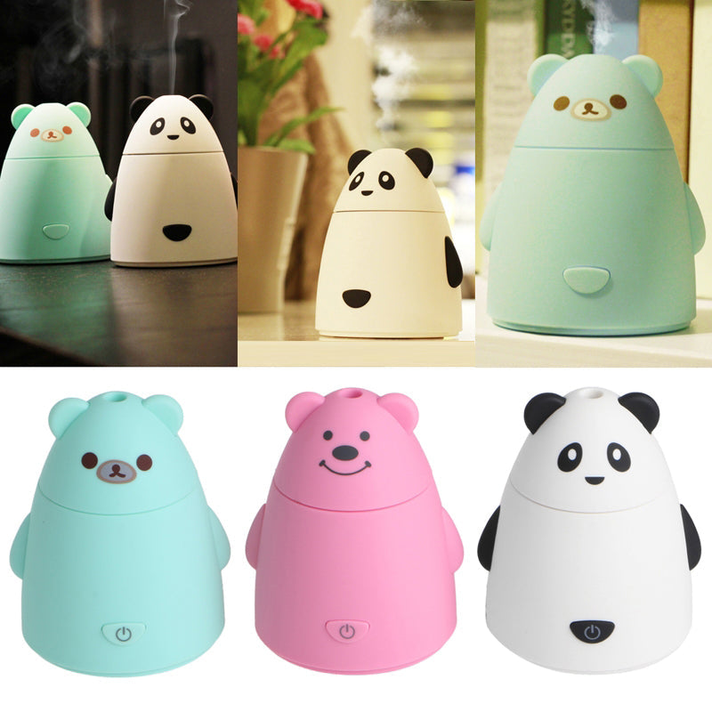 USB Air Humidifier Bear: Soft Desk Mist for Dry Air