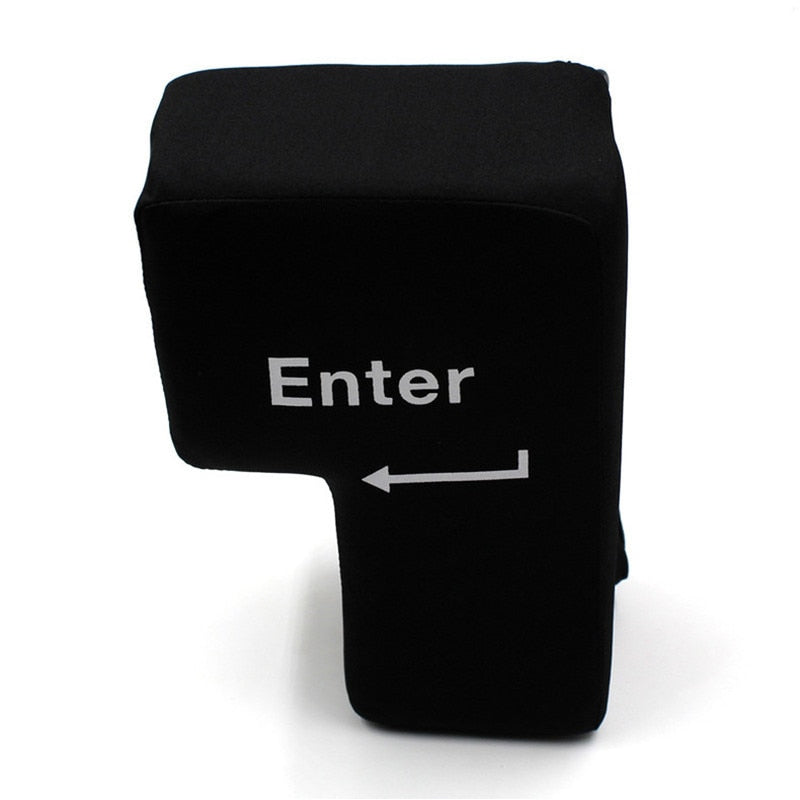 USB Enter Key Cushion for Desk Comfort & Stress Relief