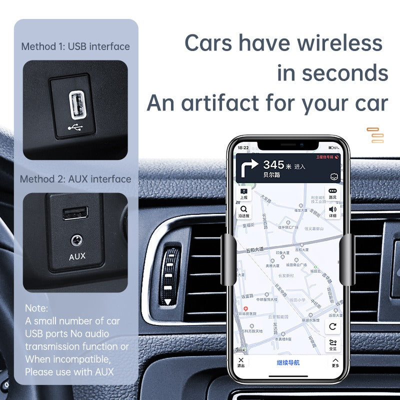 Bluetooth Car Adapter USB Receiver for Older Stereos