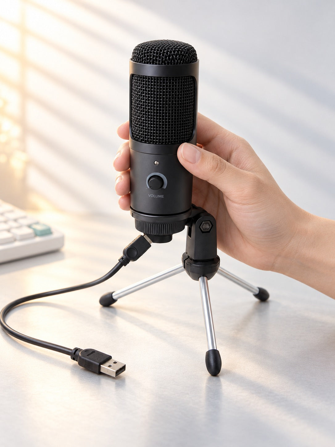 USB Condenser Mic for Streaming, Recording and Karaoke
