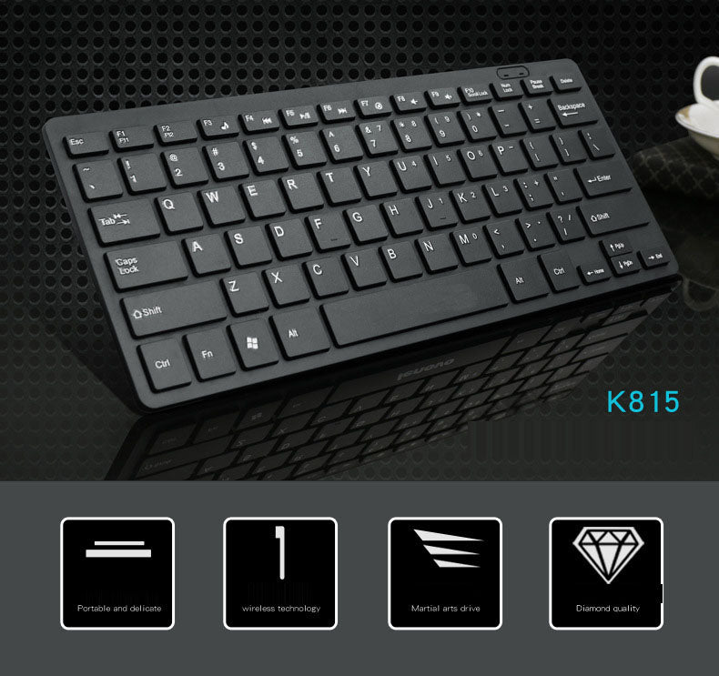 Compact Wired USB Keyboard for Small Desks and Laptops