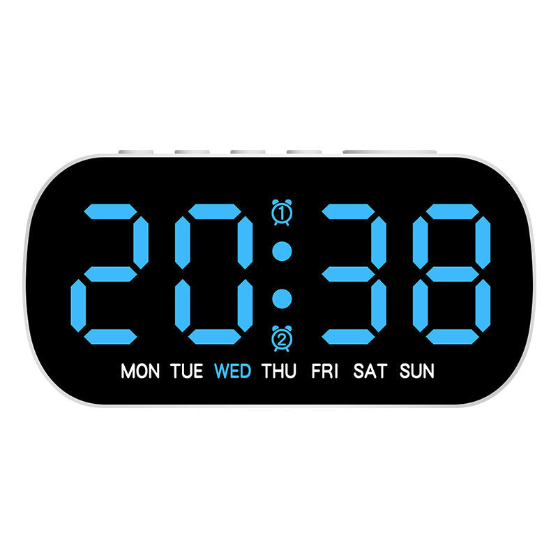USB Digital Alarm Clock With Dual Alarms & Night Mode