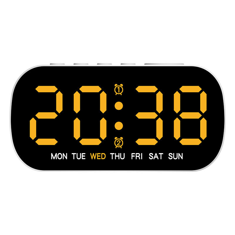 USB Digital Alarm Clock With Dual Alarms & Night Mode