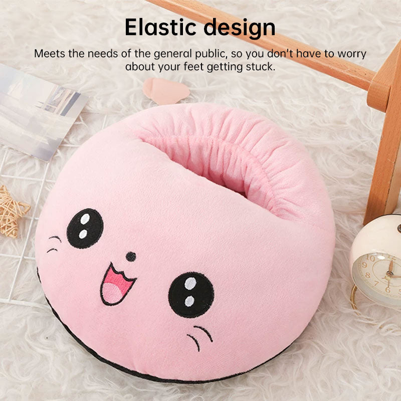 USB Heated Foot Warmer Booties for Plush Winter Comfort