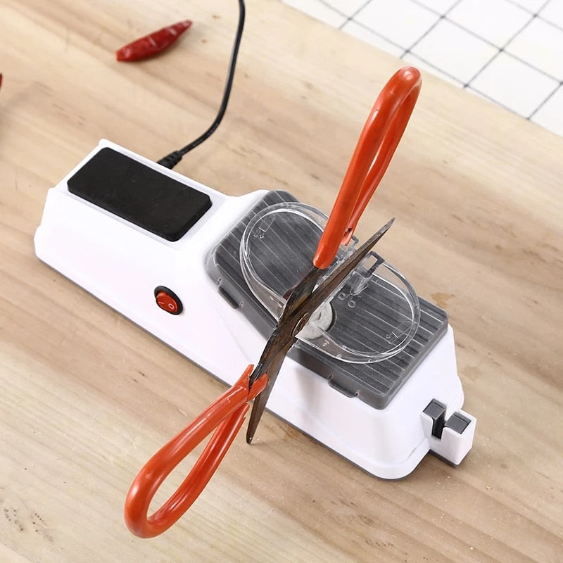 USB Electric Knife Sharpener With Dual-Stage Control