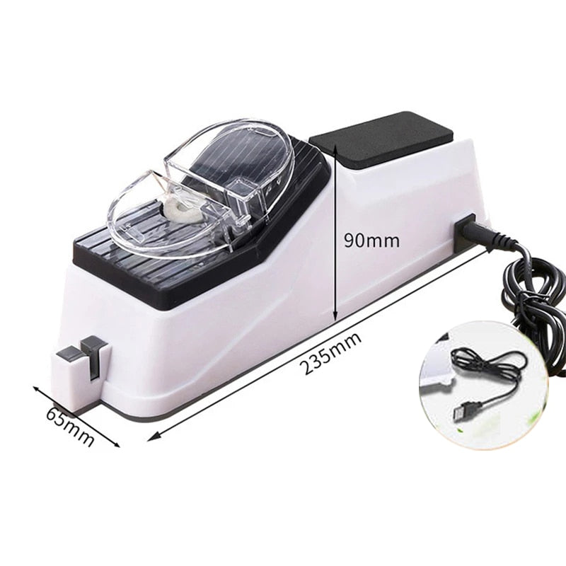 USB Electric Knife Sharpener With Dual-Stage Control