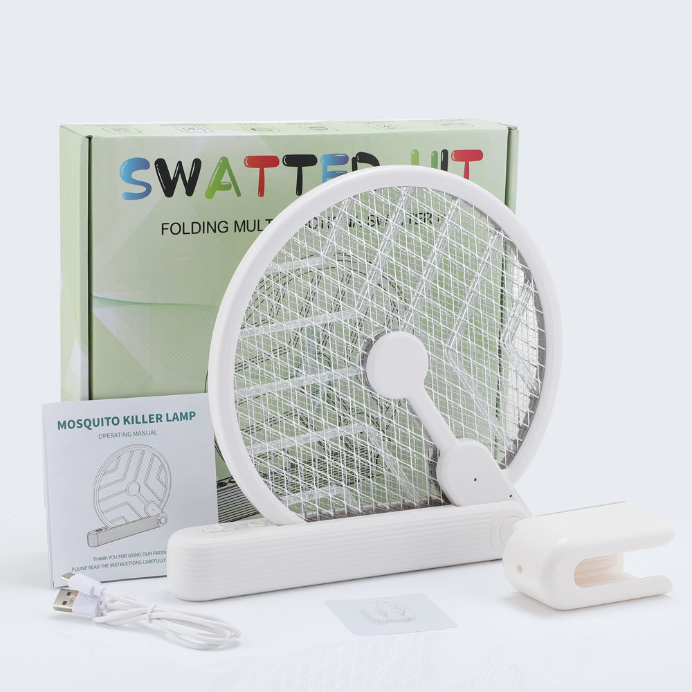 Rechargeable Electric Mosquito Swatter Lamp for Bedrooms