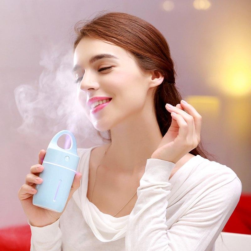 Portable USB Desk Humidifier for Dry Air and Skin